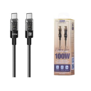 USB-Type-C-to-Type-C-RC-C162-Walking-100W-12m-Black